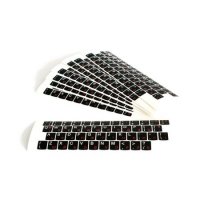 Стикери за лаптоп клавиатура US+БДС /кирилица/черен мат, снимка 1 - Клавиатури и мишки - 19660906