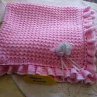 Бебешка пелена Розово облаче за новородени бебета, снимка 7 - Други - 19007614