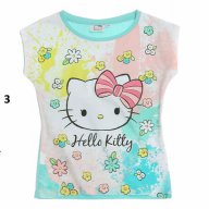 Детска тениска Hello Kitty за 3, 4 и 6 г. - М1-3, снимка 2 - Детски тениски и потници - 17285134