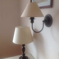 Винтидж класика-бял полилей за хол,всекидневна ,шаби шик лампа,модерно осветление, снимка 6 - Полилеи - 22892010