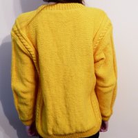 Ръчно плетена дамска блуза, снимка 6 - Блузи с дълъг ръкав и пуловери - 18762739