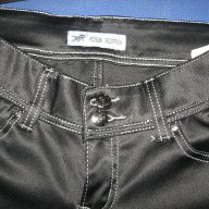 Poison scorpion jeans - плътен панталон с еластичност и сатенен ефект, снимка 6 - Панталони - 9141962