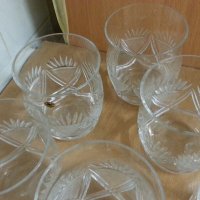 кристални чаши  , снимка 5 - Антикварни и старинни предмети - 24197362
