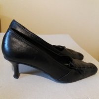 Дам.обувки-/ест.кожа/-№38-цвят-черни. Закупени от Италия., снимка 11 - Дамски обувки на ток - 22385831