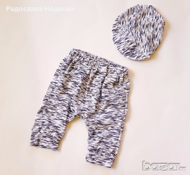 Комплект Потури с кърпа за глава - 80 см, снимка 1