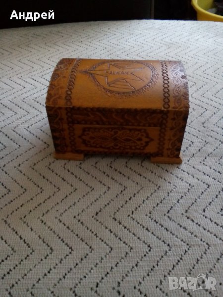 Стара кутия за бижута БГА Балкан, снимка 1