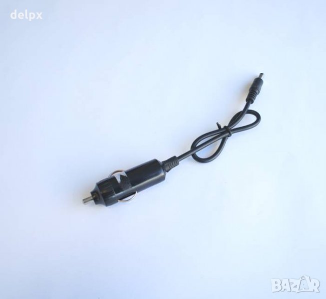 Автомобилна букса за запалка(м) с кабел и букса 5,5×2,1mm 1,5m, снимка 1