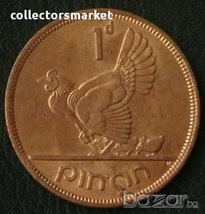 1 пени 1968, Ирландия, снимка 1