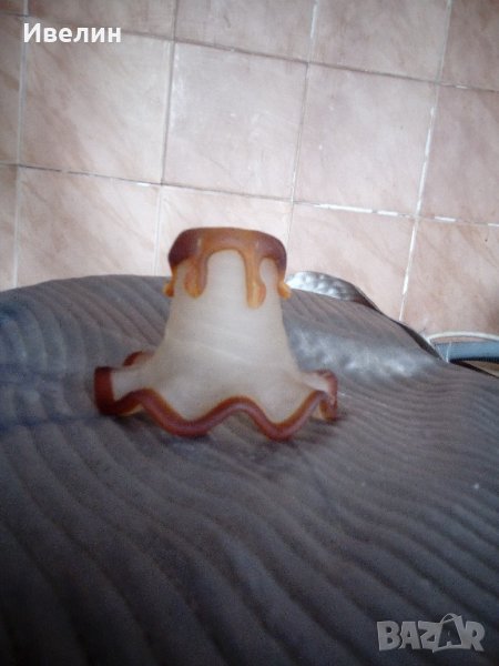 три ретро стъкла за нощна лампа,аплик,полилей, снимка 1