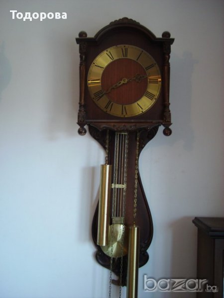 Стар механичен стенен часовник, снимка 1