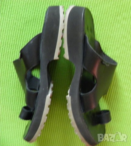 Destroy made in Spain оригинални мъжки чехли от естествена черна кожа EU 43, снимка 5 - Мъжки сандали - 25491272