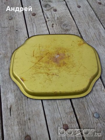 Стар поднос, снимка 4 - Антикварни и старинни предмети - 18708653