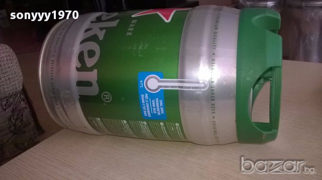 Heineken 5litra-празно буре от бира-30х20см-алуминиево, снимка 9 - Антикварни и старинни предмети - 17880726