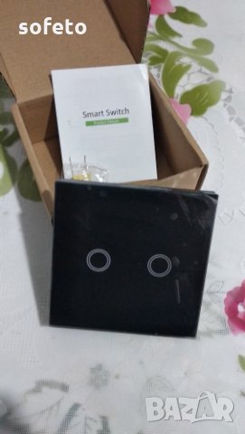 Сензорен ключ за лампи водоустойчив луксозен стъклен работи с докосване, снимка 3 - Друга електроника - 22431630