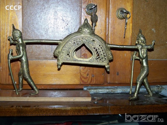 Голяма бронзова пластика, снимка 3 - Други ценни предмети - 20912833