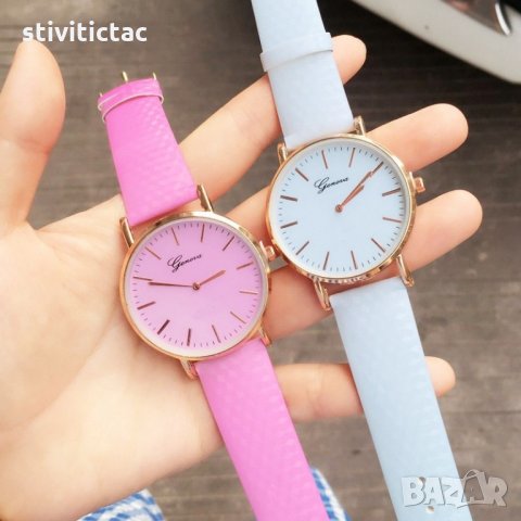 Часовник Geneva Термохромни-Розав., снимка 8 - Дамски - 22844453