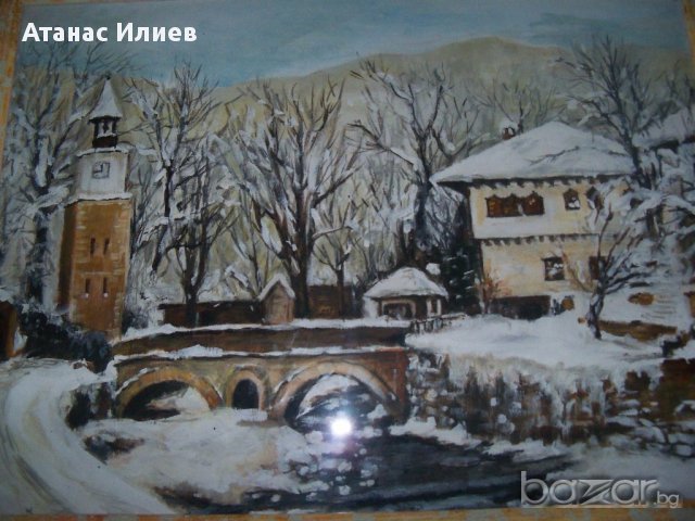 "Етъра" зимен пейзаж, снимка 3 - Картини - 17735390