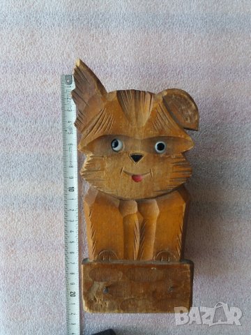 Стар детски дървен моливник!, снимка 4 - Колекции - 21773200