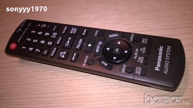 Panasonic remote control-audio-внос швеицария, снимка 2 - Други - 15664565
