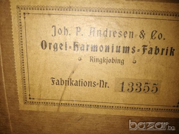 Хармониум от 1900 година, снимка 14 - Антикварни и старинни предмети - 20273638