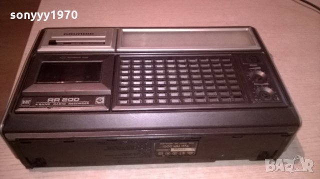 grundig type rr200-ретро колекция-внос швеицария, снимка 6 - Ресийвъри, усилватели, смесителни пултове - 22742311