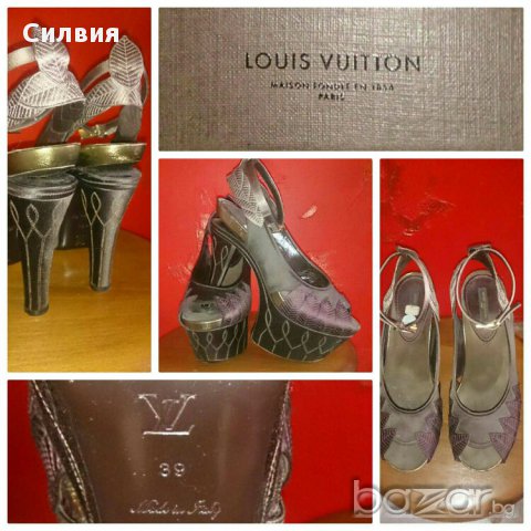 Louis Vuitton, оригинални, снимка 1 - Дамски обувки на ток - 14074028