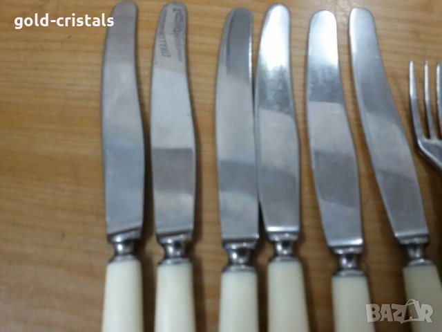 Стари  руски десертни  прибори , снимка 4 - Антикварни и старинни предмети - 24079690