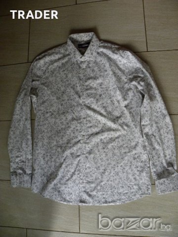 Мъжка риза DRESSMAN, размер L, снимка 7 - Ризи - 18191801