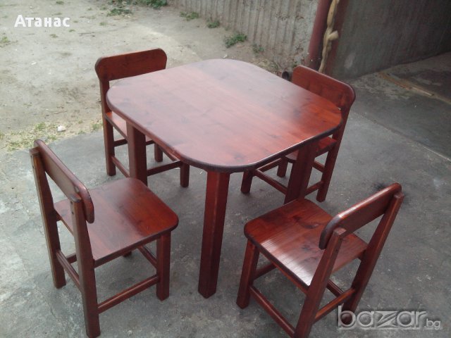 Масичка и столчета, снимка 2 - Столове - 11787087