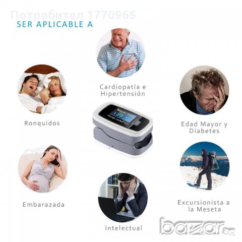 Пулсов оксиметър, Pulse Oximeter за пръстов кислород, снимка 7 - Лаборатория - 20474276