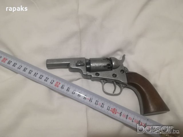 Джобен револвер Colt 1848. Реална реплика на този рядък модел оръжие за запада , снимка 5 - Бойно оръжие - 21273871