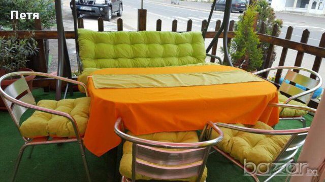 Възглавници за люлка, пейка, стол, ратан. Сенник. Шатра. Чадър. Покривало, снимка 7 - Градински мебели, декорация  - 14648506