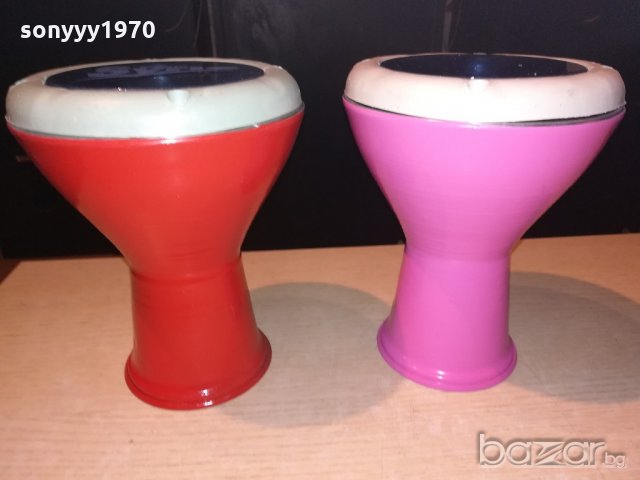  НОВИ ЦВЕТОВЕ-ЧЕРНА СИНЯ ЧЕРНА И ЗЕЛЕНА-26х17см-метални нови от сирия, снимка 5 - Ударни инструменти - 21099938