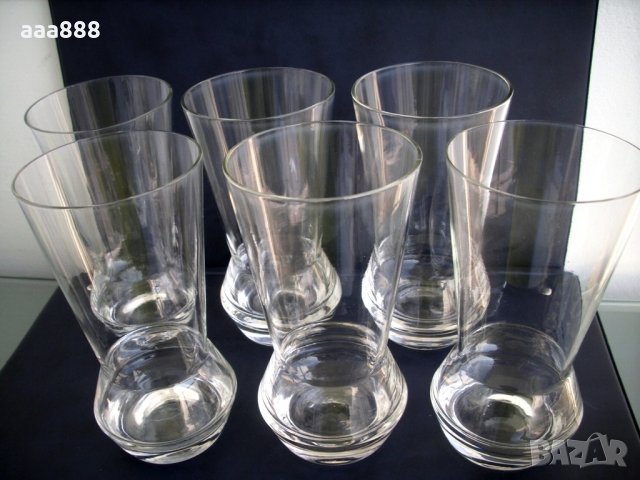 Чаши калиево стъкло сервиз, снимка 3 - Чаши - 23617465