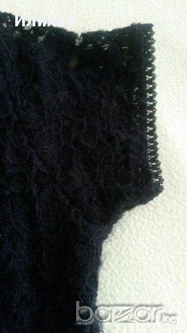 Черна дантелена рокля, снимка 5 - Рокли - 13878561