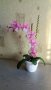 Орхидея от мъниста, снимка 2