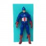 Капитан Америка Captain America 3D цяло тяло силиконов молд форма калъп фондан тесто украса гипс