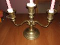 антика ретро свещник от швеицария-цвят злато, снимка 4