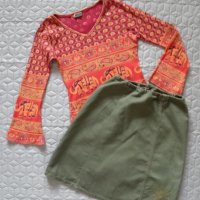 Дамски лот пола блуза и тениска, снимка 1 - Комплекти - 26073093