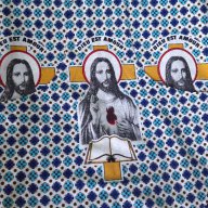Нов африкански памучен кафтан с Иисус Христос L, снимка 9 - Рокли - 18031622