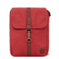 ПРОМО 🍊 TIMBERLAND 🍊 Унисекс чанта през рамото в червено 27x20x7 см нова с етикети, снимка 2 - Чанти - 22498329