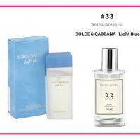 Дамски парфюм ФМ FM 33 - DOLCE & GABBANA - Light Blue 50мл 20%, снимка 1 - Дамски парфюми - 21413788