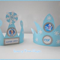 украса и аксесаори за детски рожден ден на тема Замръзналото кралство, снимка 6 - Кетъринг - 20348550