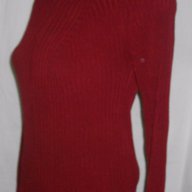 Хипер еластична блузка с плетеница цвят "Бордо" / унисайз , снимка 1 - Блузи с дълъг ръкав и пуловери - 17346872