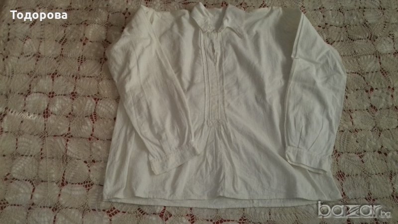  Къса кенарена риза  от  национална носия, снимка 1