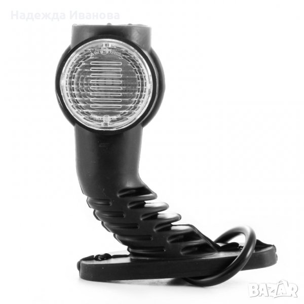 1 бр.странична светлина диодно рогче с три светлини -12 волта и 24 волта, снимка 1