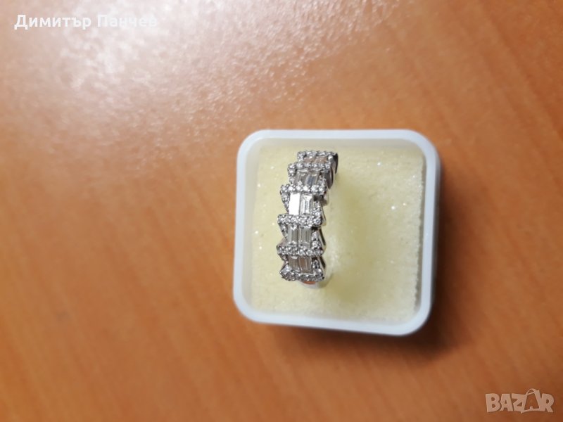 Златен пръстен с брилянти, снимка 1