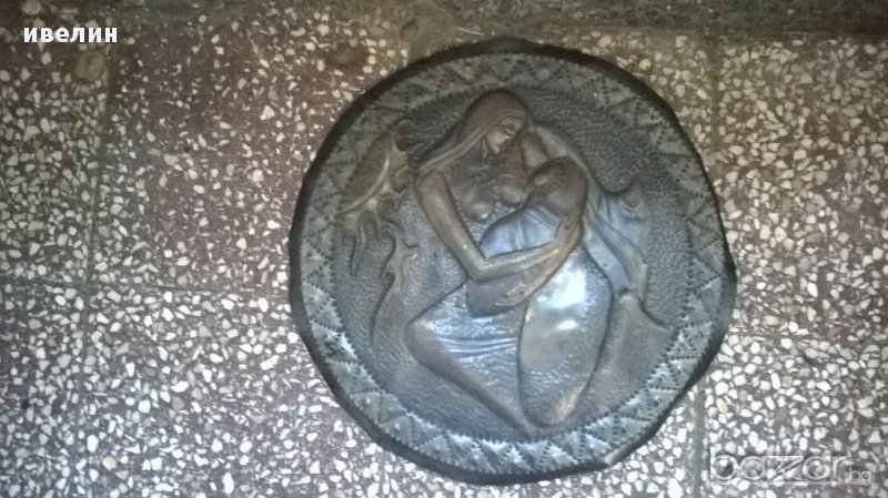 стара метална декорация за стена, снимка 1