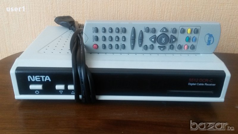 Приемник за цифрова кабелна телевизия NETA DCR-C 5512/5510, снимка 1