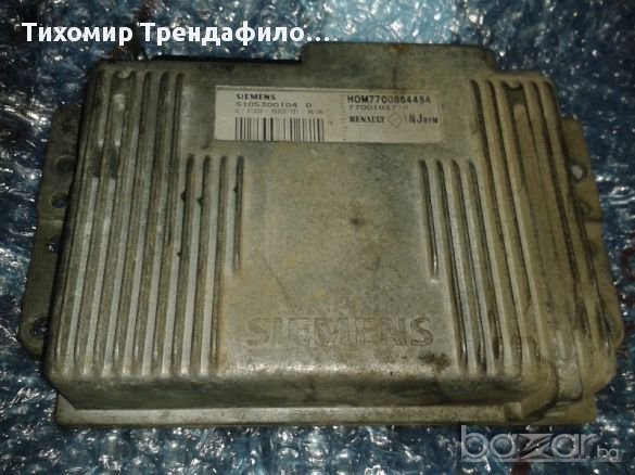 Ecu Renault Megane 1,6 S105300104d Hom7700864454 7700103716 компютър за рено меган 1.6 бензин, снимка 1